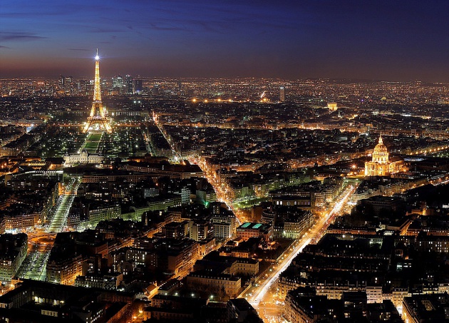 Nacht über Paris